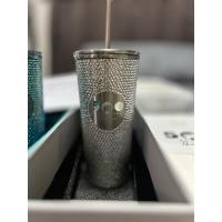 ราคา #Starbucks Stainless Steel500 Stores Bling Silver Cold Cup 16oz. #starbucks (27313902103)