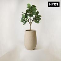 ราคา I-POT กระถางไฟเบอร์เคลย์ รุ่น ปาล์ม สี เบจ ขนาด ก.27 ย.30 ส.50 ซม.(11นิ้ว) (17735146892)