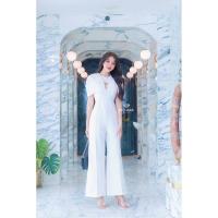 ราคา Pachara #ชุดสีขาว #ชุดกางเกงสีขาว #ชุดไปวัด #ชุดไปทำบุญ (12399750667)