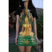 ราคา พระนาคปรก ประทับบนบัลลังก์พญานาคราช7เศียร องค์พระสีน้ำทองพญานาคราชโรงสีเขียวงดงาม(หน้าตัก9นิ้ว)สูง60ซม.องค์ใหญ่มากๆ (2986004505)