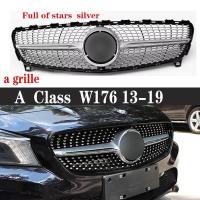 ราคา For Mercedes Benz A Class W176 A260 A200 A180 GT Style Grill Front Bumper Movement Grille Star net (55303230293)