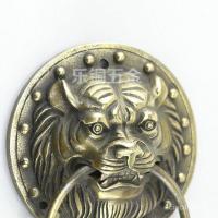 ราคา หัวสิงโตจับประตูจีนคลาสสิกทองแดงจับโบราณหัวเสือลานจับหัวสัตว์จับประตูแหวนขายส่ง ฉัน4RM (49404480170)