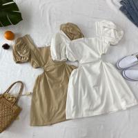 ราคา มินิเดรสแขนดอลลี่เว้าเอว >> OC0102เดรสเว้าเอวLN (13827435563)
