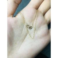ราคา สร้อยคอทองคำแท้ 9k Italy ลายถักเกลียว (8415660539)