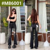 ราคา กางเกงยีนส์ขาม้า ผ้ายืด แต่งหน้าขาด สีดำฟอก มีSize S M L XL มีสินค้าพร้อมส่ง (26908822966)