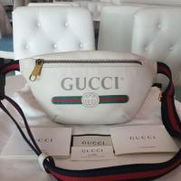 ราคา Gucci belt bag mini white color 90" แท้100% (2299048361)