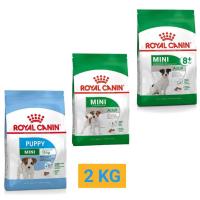 ราคา Royal Canin Mini Puppy / Adult / 8+ อาหารสำหรับสุนัขขนาดเล็ก น้ำหนักเต็มวัยน้อยกว่า 10 กก. ขนาด 2 KG มี 3 สูตร (10111990725)