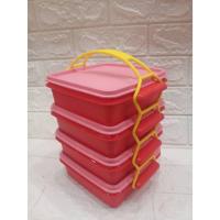 ราคา Tupperwareปิ่นโดแสนดี4ชั้น4สี (16745387386)