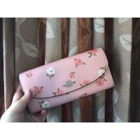 ราคา F67529 กระเป๋าสตางค์ยาวcoachแท้100% (6832151914)