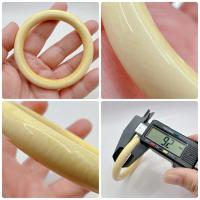ราคา กำไลงานวัสดุจากธรรมชาติ ivory ลายชัด ตำหนิตามภาพ ไม่แน่ใจว่าเลอะเป็นอะไร รอบวงใน 7 นิ้ว งานกำไลหายากมาก งานญี่ปุ่นมือสอง (48003605695)
