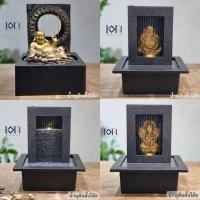 ราคา น้ำพุน้ำล้นตั้งโต๊ะ รุ่นม่านน้ำไหลมี4แบบ น้ำตกจำลอง น้ำพุแต่งบ้าน น้ำล้นน้ำผุดมงคล ของขวัญ ของเสริมฮวงจุ้ย (29973595129)