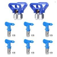 ราคา A2ho) ชุดหัวฉีดสี Airless เคล็ดลับเครื่องพ่นย้อนกลับ Airless Paint Sprayer ชุดหัวฉีด Airless Sprayer เครื่องฉีดพ่นอุปกรณ์เสริม (28970211749)