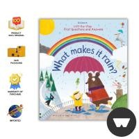ราคา Usborne - Lift-The-Flap คําถามและคําตอบแรก: What Makes It Rain? (43564683670)