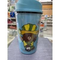 ราคา กระบอกน้ำ Line Friends สีฟ้า ลาย Brown ของสะสมจาก 7-11 (17591741150)