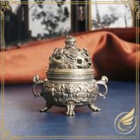 ราคา ไม้กฤษณาขนาดเล็ก Censer แกะสลักรูปทรงมังกรมงคล, Censer Bronze ขนาดเล็กสําหรับตกแต่งภูมิทัศน์ขนาดเล็ก, พิธีชงชาทองเหลือง - Turn Tam Bronze (55851541899)
