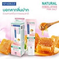 ราคา (แพค4 ขิ้น )SPARKLE ยาสีฟัน NATURAL HIMALAYAN สูตร PINK SALT 100 G. (5468572003)