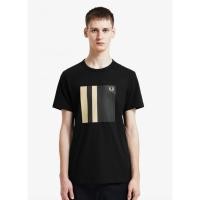 ราคา Fred perry Tipped Graphic T-Shirt (black) (4540248941)