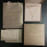 ราคา BVLGARI DIVA'S DREAM Double Fan สร้อยคอดIAMOND สไตล์เปลือกหอยสีขาว (53306020524)