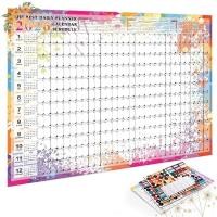 ราคา SIBAO ปฏิทินติดผนังขนาดใหญ่, To Do List Schedule Planner ประจําปีปฏิทินรายวัน, Agenda Organizer 2026 365 วันแผ่นวางแผน Home Office (55455938242)