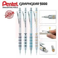 ราคา ดินสอกด Pentel Graphgear 1000 ขนาด 0.3, 0.5, 0.7 และ 0.9 ด้ามสีเงิน (1470220969)