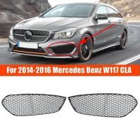 ราคา ฝาครอบไฟตัดหมอกกระจังหน้ากระจังหน้าสําหรับ 2014-2016 Mercedes Benz CLA250 AMG สไตล์ 2014-2016 ชุด 2 ชิ้น 1178851822, 1178851722 (42778217767)