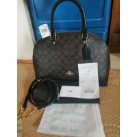 ราคา กระเป๋า Coach SIERRA SATCHEL IN SIGNATURE F27584 โดมใหญ่แท้ % จาก​USA (3778632292)
