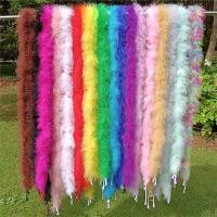 ราคา 2 เมตรตุรกี Feather Boa 18g สีสัน Marabou Feather ผ้าพันคองานแต่งงานตกแต่งเย็บปักถักร้อยอุปกรณ์เสริม DIY เสื้อผ้าตกแต่ง (44855650360)