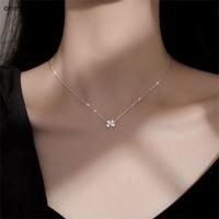 ราคา Onem Four-leaf Clover โชคใบเสื้อกันหนาว Chokers สร้อยคอคริสตัลเพทายจี้สร้อยคอผู้หญิงเครื่องประดับ n (44468310726)