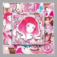 ราคา 54 แผ่นสีชมพู อิน สไตล์ ชุด การ์ตูนเฉพาะกระเป๋าเดินทางสกู๊ตเตอร์หัวรถจักรรถสติกเกอร์กราฟฟิตีกันน้ํา (42327068340)