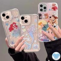 ราคา การ์ตูนดิสนีย์ Herringbone เจ้าหญิงเปลือกหอยหางเข้ากันไ iPhone 11 15 7Plus 8Plus 13 12 14 15 Pro Max XR X XS Max SE (24864495590)