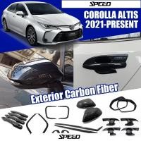 ราคา Toyota Corolla Altis ลายคาร์บอนไฟเบอร์ ฝาครอบกระจกมองหลัง มือจับภายนอก แผงกระจังหน้า Corolla Altis(2020-ปัจจุบัน) (53652794632)