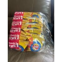 ราคา Lay เลย์ร็อคแผ่นหยักขนาด13กรัมยกโหล 12โหลฟรี1ห่อ (42150698515)