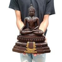 ราคา ALN888พระพุทธรูปปางมารวิชัย ปางสะดุ้งมาร ศิลปะสมัยเชียงแสน เนื้อแร่เหล็กไหลน้ำพี้ หน้าตัก 5 นิ้ว สูง 12 นิ้ว เป็นพระพุทธ (20180826500)