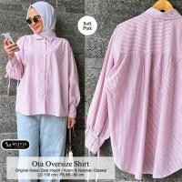 ราคา KATUN OTA JUMBO COTTON BLOUSE LD 130 ใหม่ล่าสุด STRIPED MOTIF ลายผู้หญิง TOP SIZE XXXL แขนยาวทันสมัย (53252518556)