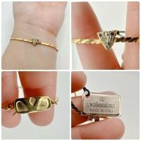 ราคา สร้อยข้อมือ สไตล์วินเทจ แบรนด์ Valentino ยาว 7.5 นิ้ว คริสตัลครบแต่สีบอด ตัวเรือนสีทองสดพร้อมป้าย (45755827901)