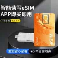 ราคา LinkLan eSIM Global Internet Card Transfer Physical SIM Card Reader Set Travel Abroad Business Trip One Card หลายตัวเลขซื้อและใช้ HALX (40678340009)