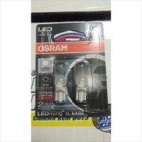 ราคา Osram German Cool White 12V W5W T10 หลอดไฟ LED Dusk สีขาว (24837508258)