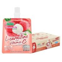 ราคา (48ชิ้น) เจเล่ บิวตี้ เยลลี่คาราจีแนน สูตรแอลคาร์นิทีน&วิตามินซี รสลิ้นจี่ 140มล. ยกลัง (42166938970)