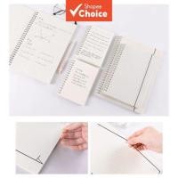 ราคา สมุดบันทึกแบบห่วง [80 แผ่น] – ขนาด A6, A5, B5, A4 – กระดาษจุด, กระดาษบรรทัด, กระดาษเปล่า, กระดาษกราฟ (41203727684)