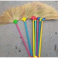 ราคา ไม้กวาดดอกหญ้าด้ามพลาสติก ดอกหนาด้ามยาว (6454057103)