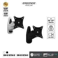 ราคา ERGONOZ แขนจับจอ ขาตั้งจอติดผนัง ขาตั้งจอคอมพิวเตอร์ Wall Mount Monitor Arm (รุ่น EGN-02-SET WM) (41604649713)