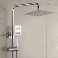 ราคา ฝักบัวอาบน้ำ Rain Shower สแตนเลสSUS304 ABS ชุดฝักบัวอาบน้ำ ฝักบัวอาบน้ำ Shower Set (24689588047)