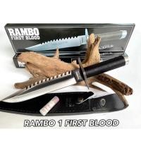 ราคา มีดเดินป่า มีดใบตาย Rambo แรมโบ้ 1 พร้อมส่ง ราคาถูก (4976972868)