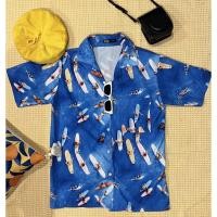 ราคา เสื้อฮาวายZARAลายทะเลๆ (23002464006)