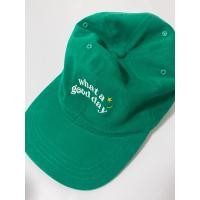 ราคา หมวกแก๊ป what a good day สีเขียว (27136088189)
