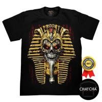 ราคา เสื้อยืด Pharaoh ฟาโรห์ T-shirt Rock Chang แบรนด์แท้ งานเจาะ ติดจิว ติดหมุด สกรีนนูน 3D Glow in the dark สกรีนเรืองแสง C (41825617209)