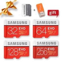 ราคา Samsung EVO การ์ดหน่วยความจํา Micro SD TF 32G 64GB 128GB SDHC SDXC 1TB 512GB 256GB Class10 C10 SDXC 32gb 64g สําหรับ MP4 MP3 โทรศัพท์มือถือ มอนิเตอร์ กล้อง tachograph (21289834178)
