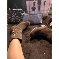 ราคา รองเท้าบูทหนังแท้มือสอง (26567208439)