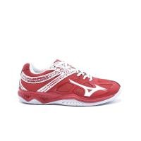 ราคา Mizuno Thunder Blade 2 Volleyball - Red/White/Gold รองเท้า วอลเลย์บอล มิตซูโน่ แท้ (6014530529)