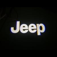 ราคา LED ประตูไฟรถยนต์แสงเลเซอร์เงาโลโก้ สำหรับ Jeep Cherokee โปรเจคเตอร์ เช็ต2ชิ้น / ติดตั้งง่าย / จัดส่งด่วน / Courtesy (7559100771)